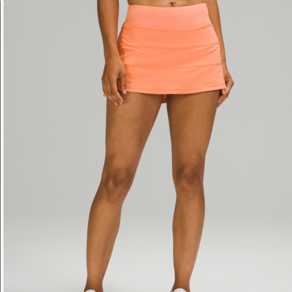 NWT Lululemon Pace Rival Skirt Apricot Size 8